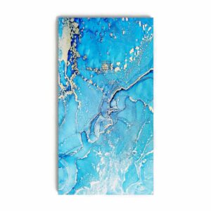 Plato de ducha resina textura pizarra. Efecto en Mármol Forest azul y otros acabados - antideslizante STONE 3D moderno