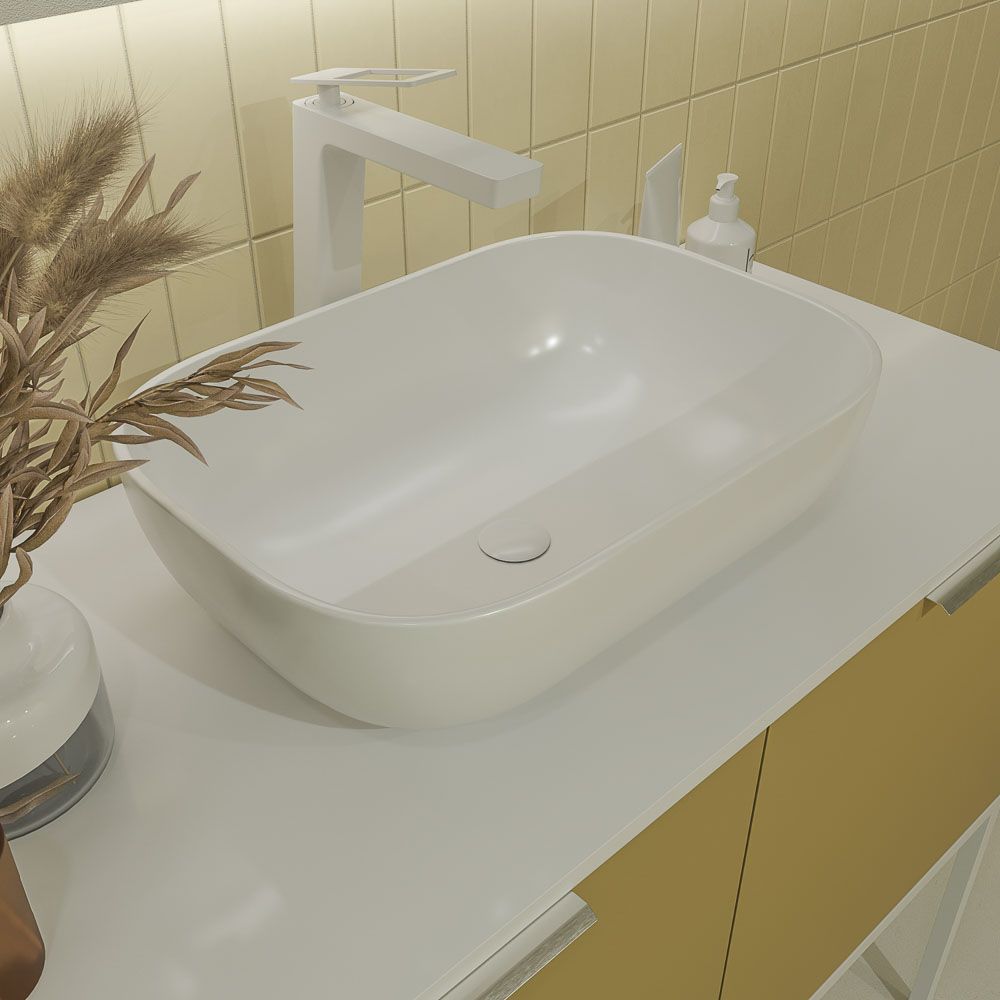 Mueble de baño ELLA con patas 2 puertas acabado OLIVA - Imagen 4