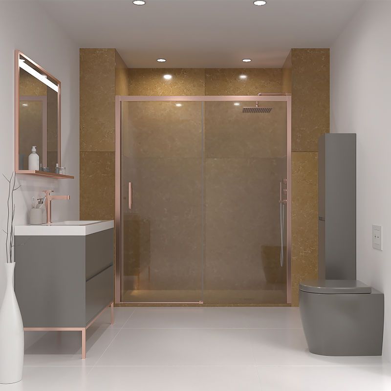 Mueble de baño EVO 4 cajones acabado mate TOPO con lavabo resina 6 cm grosor - Imagen 4