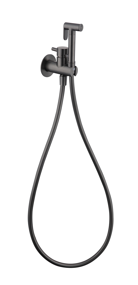 Grifo Empotrado de Bidé HARMONY Black Gum Metal