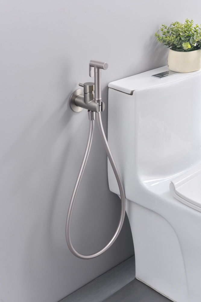 Grifo Empotrado de Bidé HARMONY Níquel Cepillado - Imagen 2