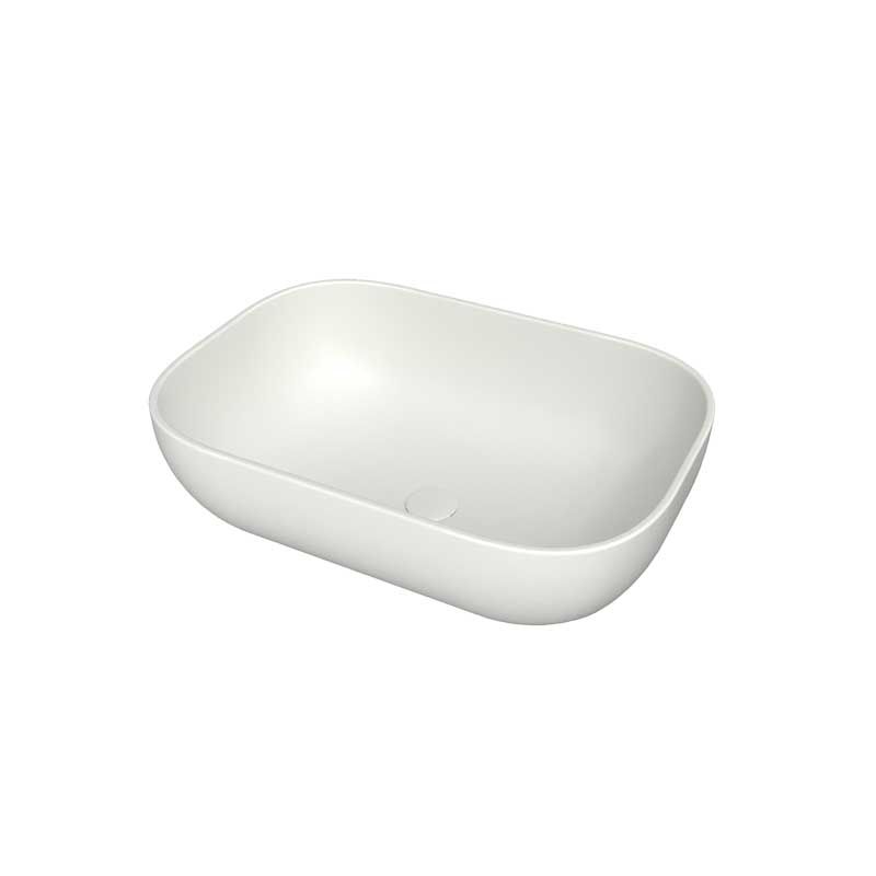 Lavabo sobre encimera HORUS Solid Surface Blanco RAL 9003