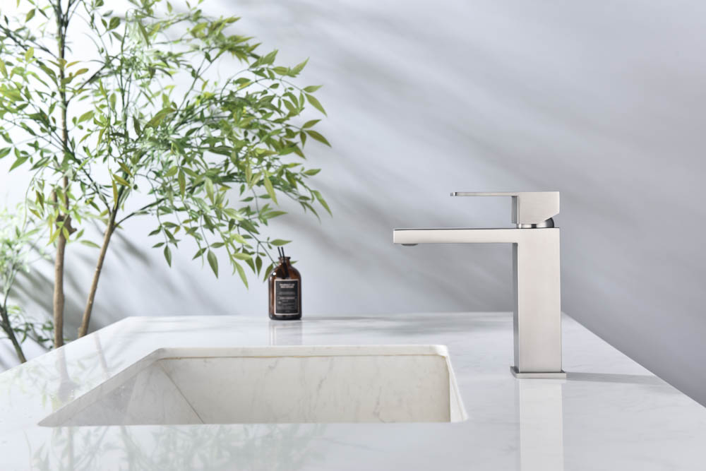 Grifo Monomando de Lavabo ARMY Níquel Cepillado - Imagen 3