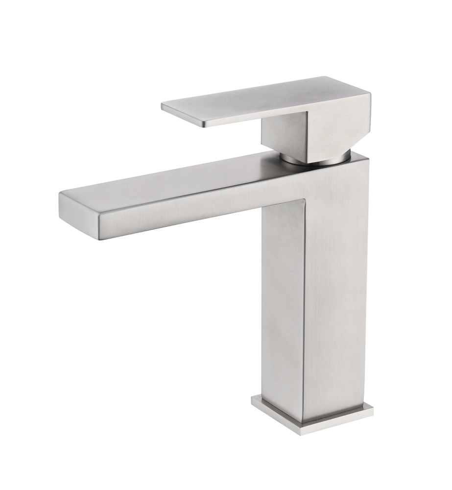 Grifo Monomando de Lavabo ARMY Níquel Cepillado