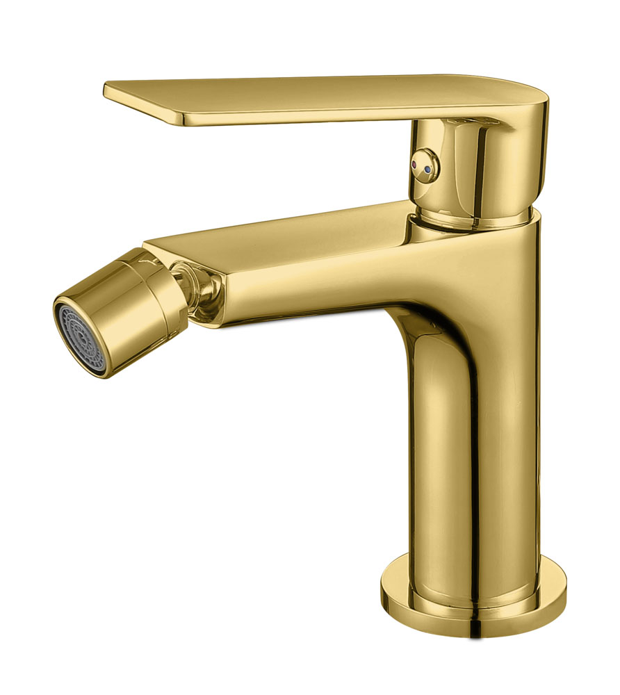 Grifo Monomando de Bidé GLORY Oro Cepillado