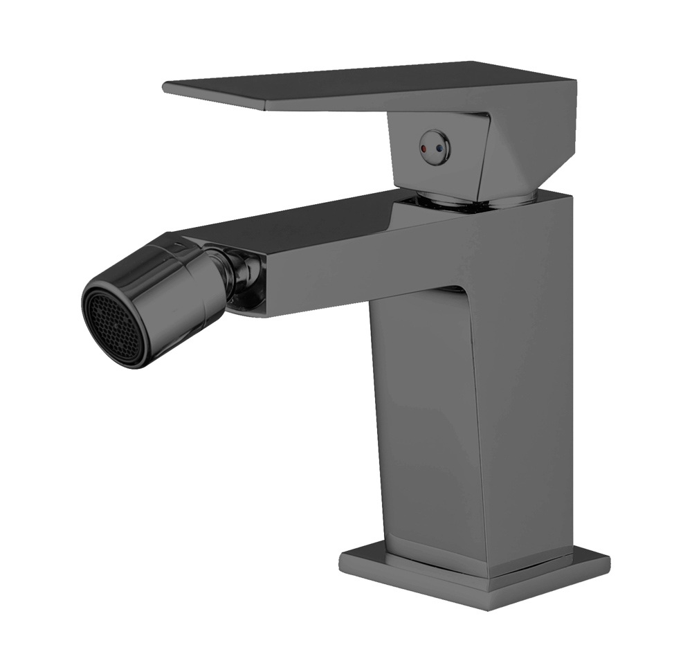 Grifo Monomando de Bidé INFINITE Negro Cristal