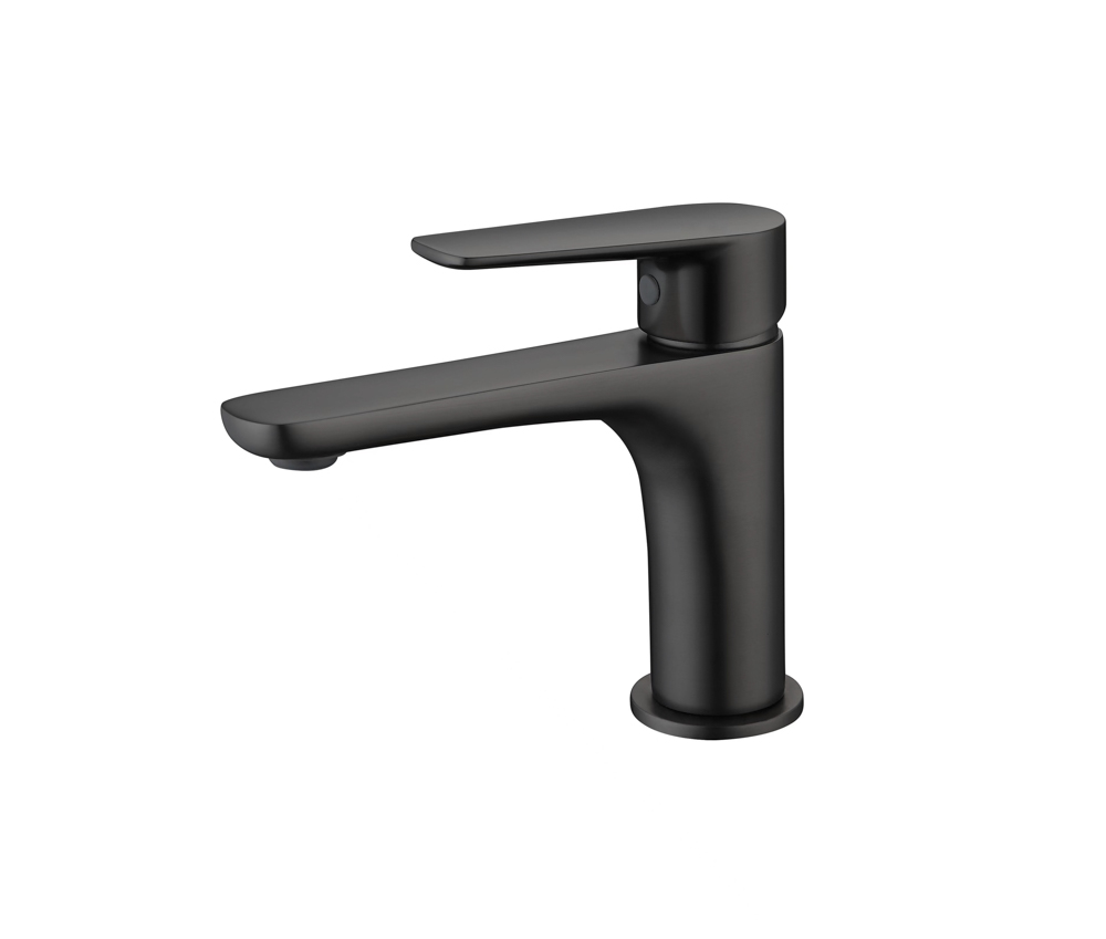 Grifo Monomando de Lavabo NATURE Negro Mate