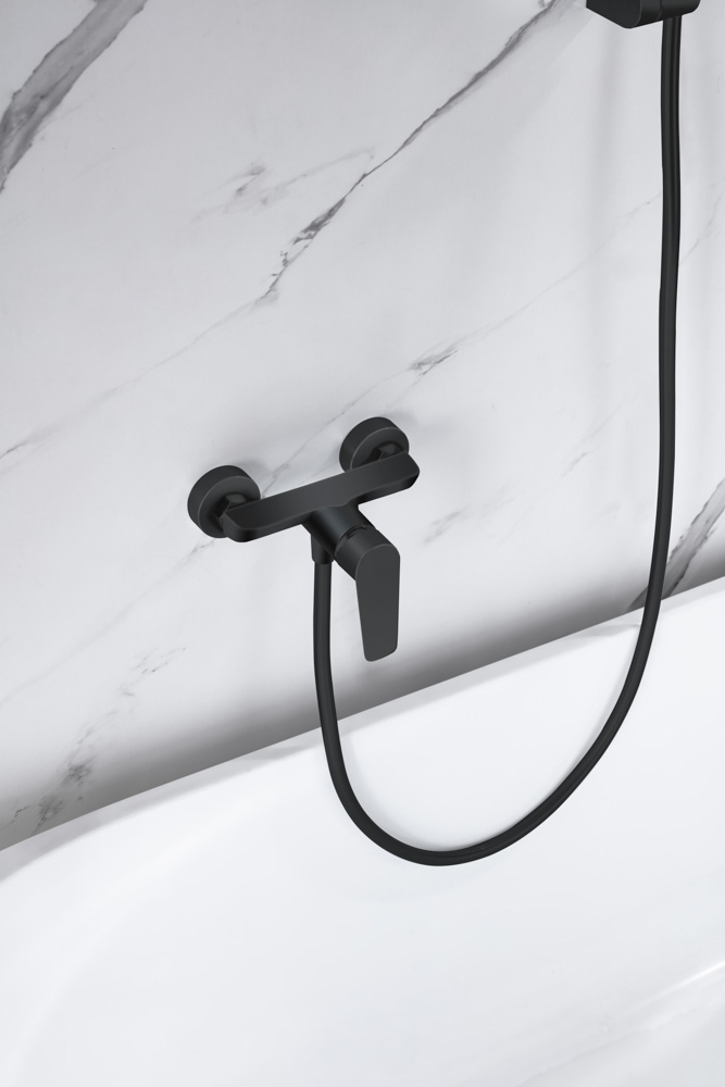 Kit de Ducha Monomando NATURE Negro Mate - Imagen 3