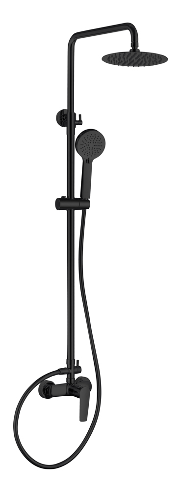Conjunto de Ducha Monomando NATURE Negro Mate