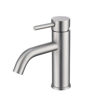 Grifo Monomando de Lavabo ROCK Níquel Cepillado