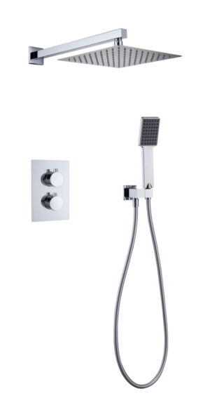 Conjunto de Ducha Termostático Empotrado ETERNITY Cromo