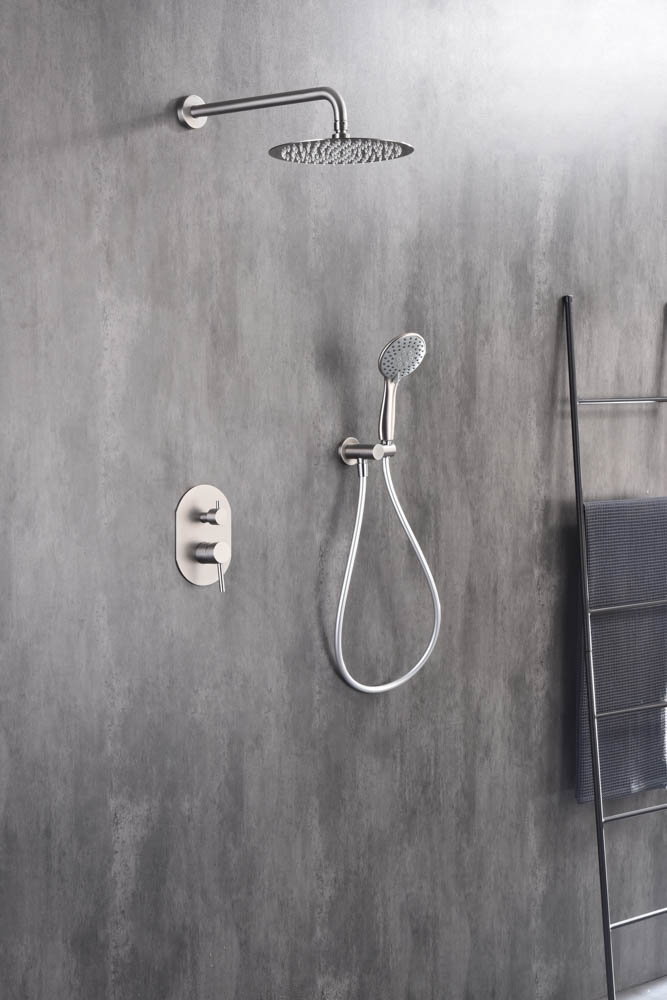 Conjunto de Ducha Empotrado SOUL Níquel Cepillado - Imagen 2