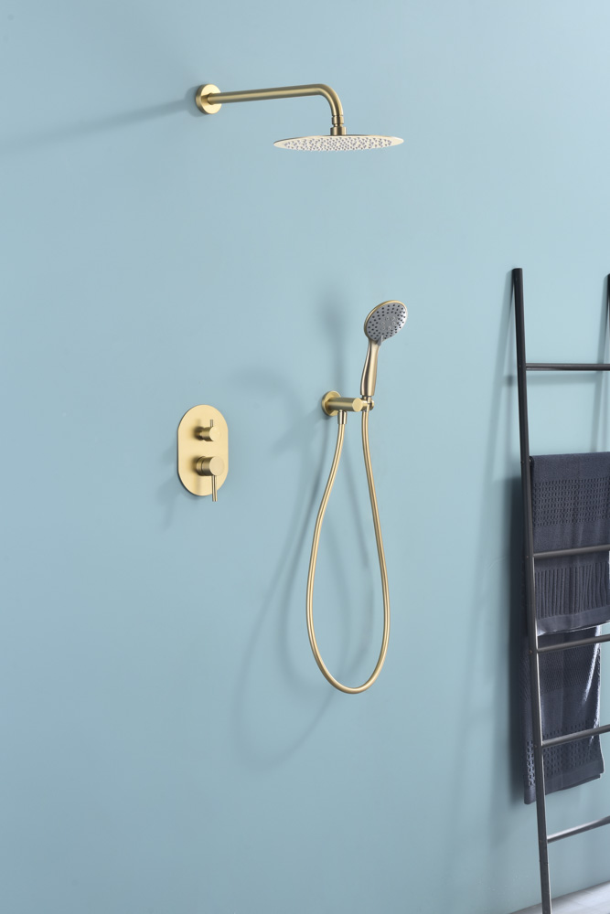 Conjunto de Ducha Empotrado SOUL Oro Cepillado - Imagen 2