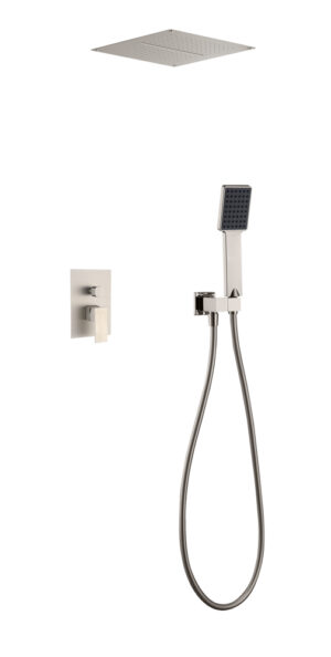 Conjunto de Ducha Empotrado SPIRIT Níquel Cepillado