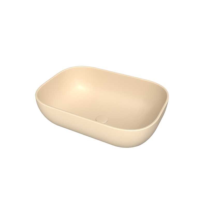 Lavabo sobre encimera HORUS Solid Surface Crema RAL 1015