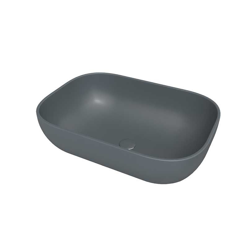 Lavabo sobre encimera HORUS Solid Surface Grafito RAL 7011