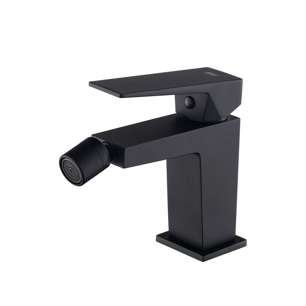 Grifo Monomando de Bidé INFINITE Negro Mate