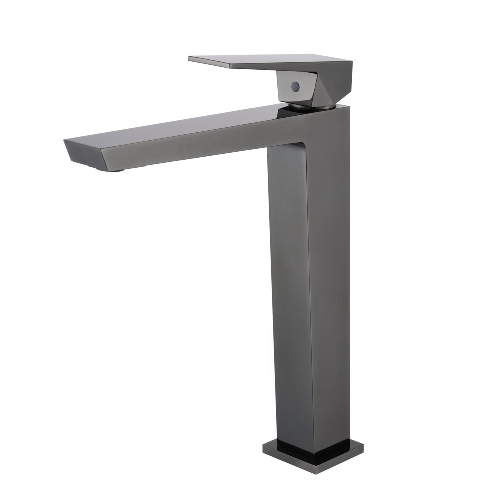 Grifo Monomando de Lavabo Alto INFINITE Negro Cristal