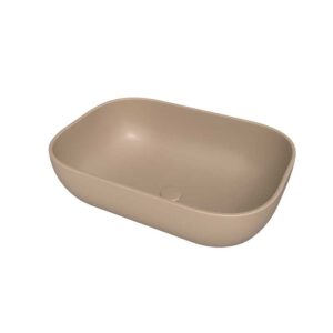Lavabo sobre encimera HORUS Solid Surface Moka RAL 1019