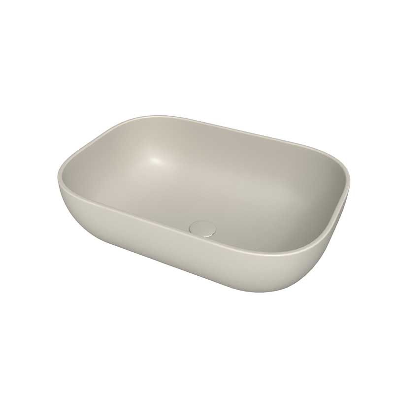 Lavabo sobre encimera HORUS Solid Surface Perlado RAL 7044