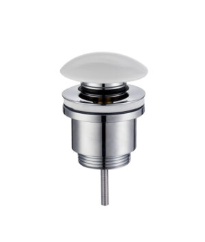 Válvula Click Clack Seta Tapón Porcelana Cerámica Blanco