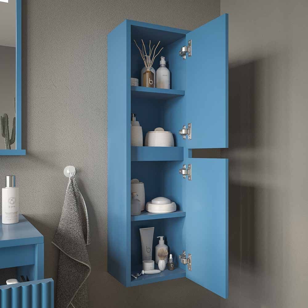 Columna colgar de baño suspendida MILIA 2 puertas - Imagen 4