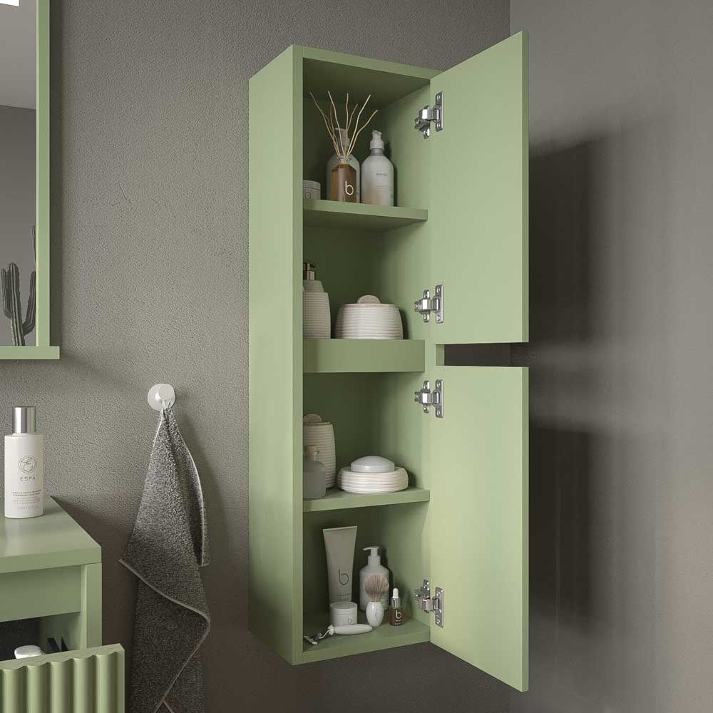 Columna colgar de baño suspendida MILIA 2 puertas - Imagen 3