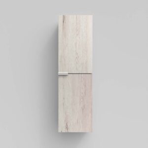 Columna de baño IBERIA suspendida 2 puertas 120 cm x 35 cm x 21 cm acabado ROBLE MOZART