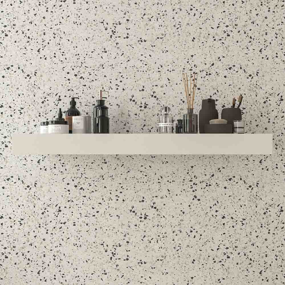 Estante inferior encimera suspendida con faldón SOLID SURFACE - Imagen 4