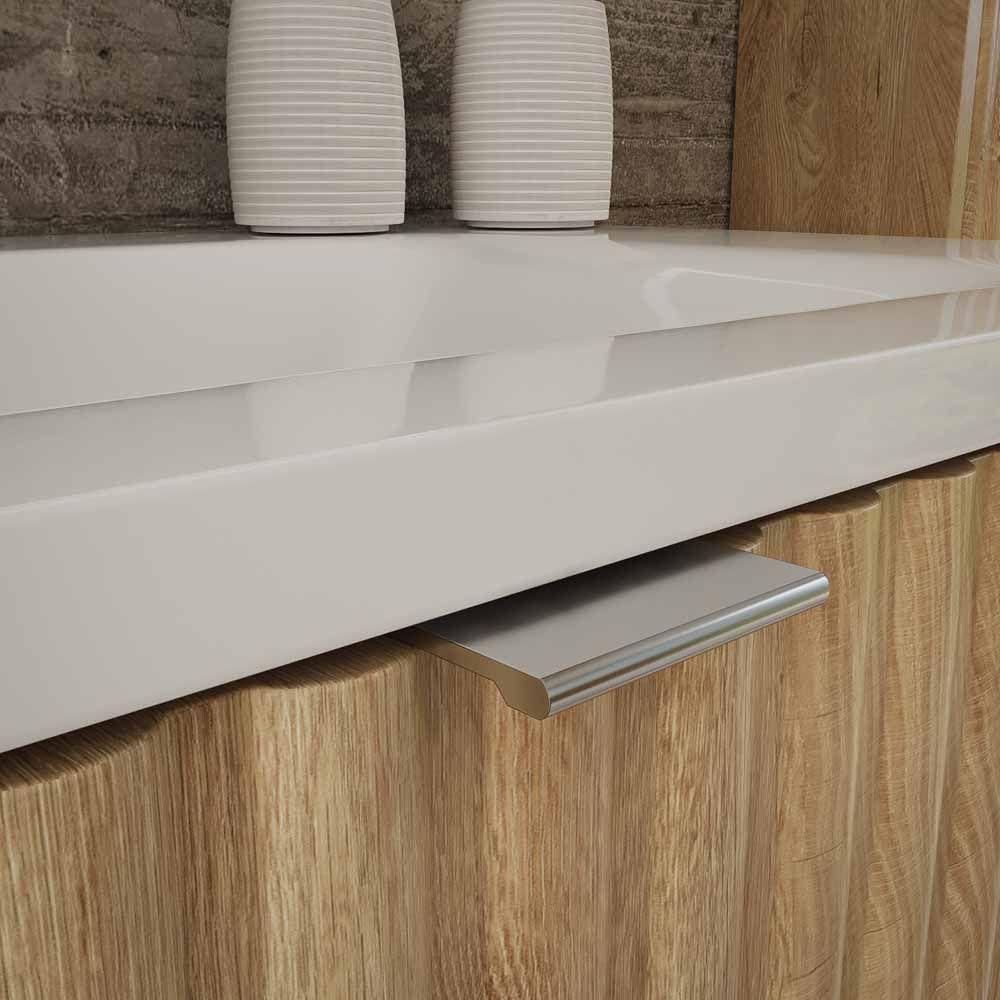 Mueble de baño MILO suspendido 1 cajón acabado ROBLE TEXAS - Imagen 6