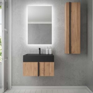 Mueble de baño NORMA suspendido 1 cajón acabado  ROBLE CLARO