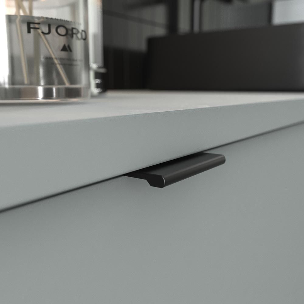 Mueble de baño VICENT con patas 4 cajones encimera Solid Surface con lavabo HORUS - Imagen 6