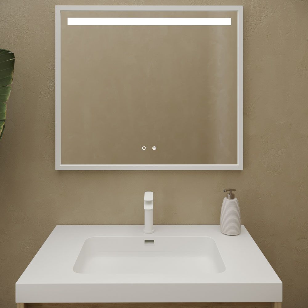 Mueble de baño ELEN con patas 1 cajón - 1 balda inferior ROBLE CLARO / BLANCO - Imagen 3