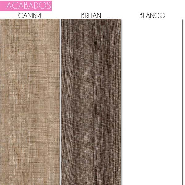 Mueble de baño CLOE colores a suelo 3 cajones con lavabo cerámico - Imagen 3