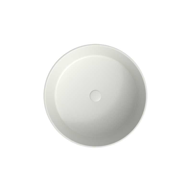 Lavabo sobre encimera OSIRIS Solid Surface Blanco - Imagen 3