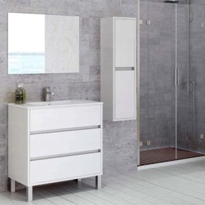 Mueble de baño CLOE a suelo 3 cajones con lavabo ceramico