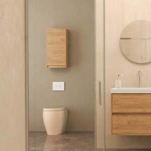 Columna de baño colgar CARMEN suspendida ROBLE CLARO 70 x 35 x 22 cm