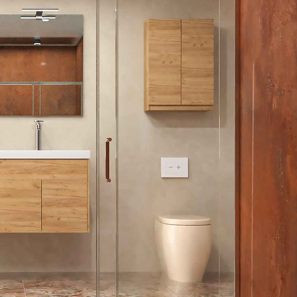 Columna de baño colgar CARMEN suspendida 70 x 50 x 22 cm