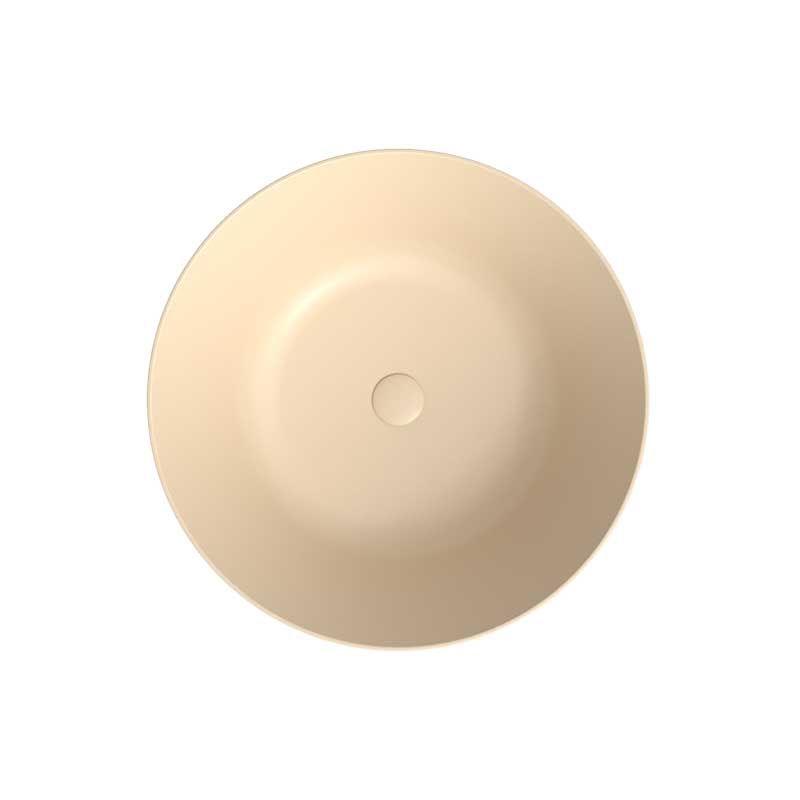 Lavabo sobre encimera AJAX Solid Surface Crema - Imagen 3