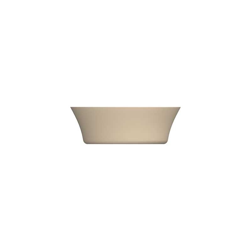 Lavabo sobre encimera AJAX Solid Surface Crema - Imagen 2