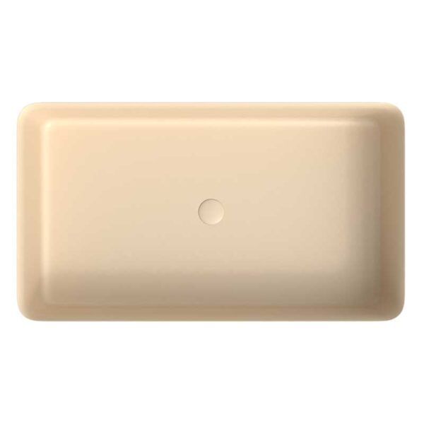 Lavabo sobre encimera FOGO Solid Surface Crema - Imagen 2