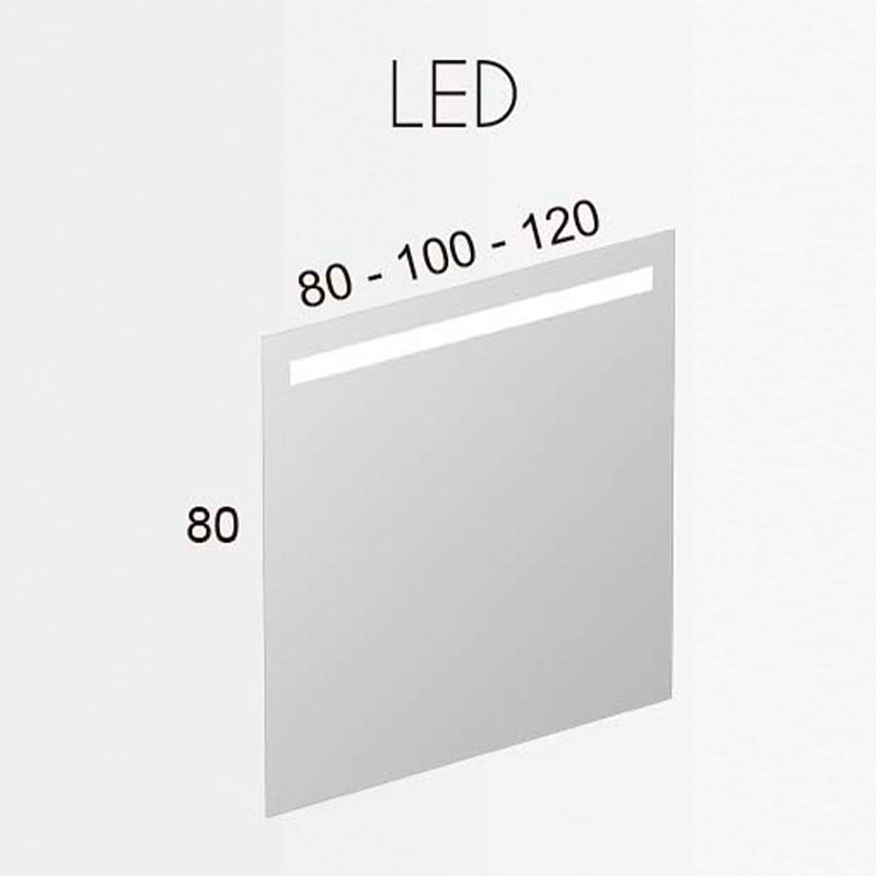 Mueble de baño CARLOTTA suspendido 4 cajones con lavabo cerámico, color BLANCO - Imagen 4