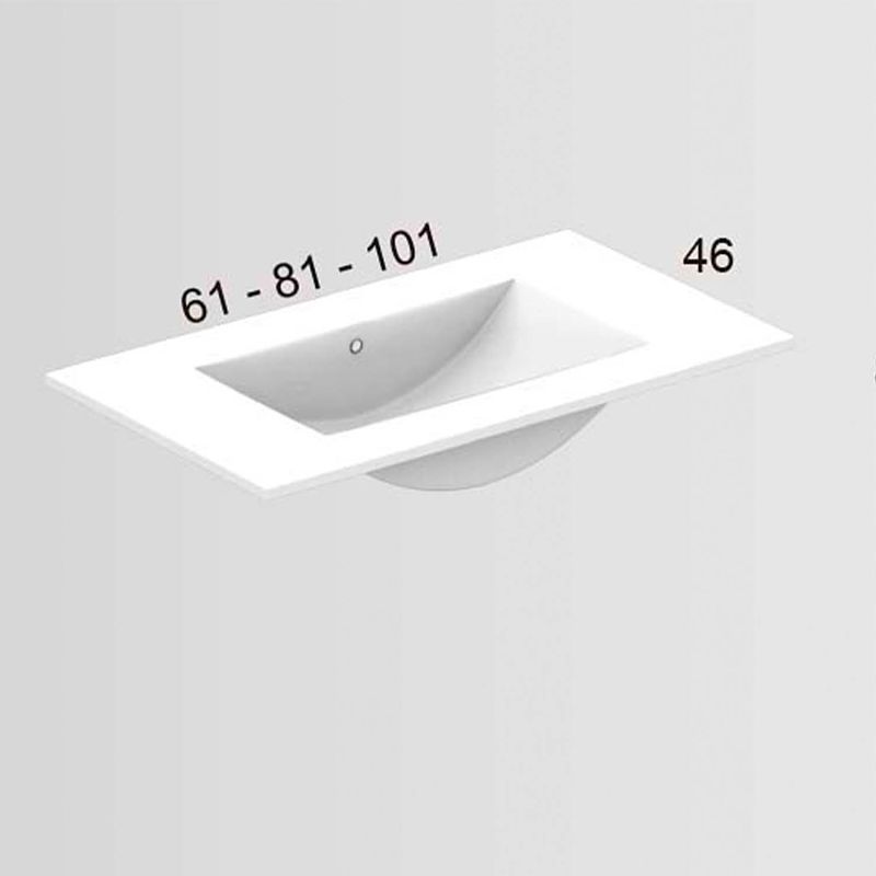 Mueble de baño CLOE a suelo 3 cajones con lavabo ceramico - Imagen 8