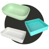 Lavabos sobre encimera