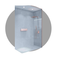 Mamparas de Ducha Fijas