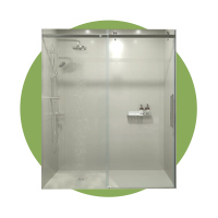 Mamparas de ducha frontal