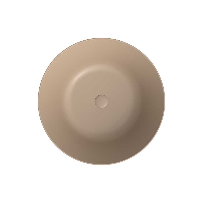 Lavabo sobre encimera AJAX Solid Surface Moka - Imagen 3