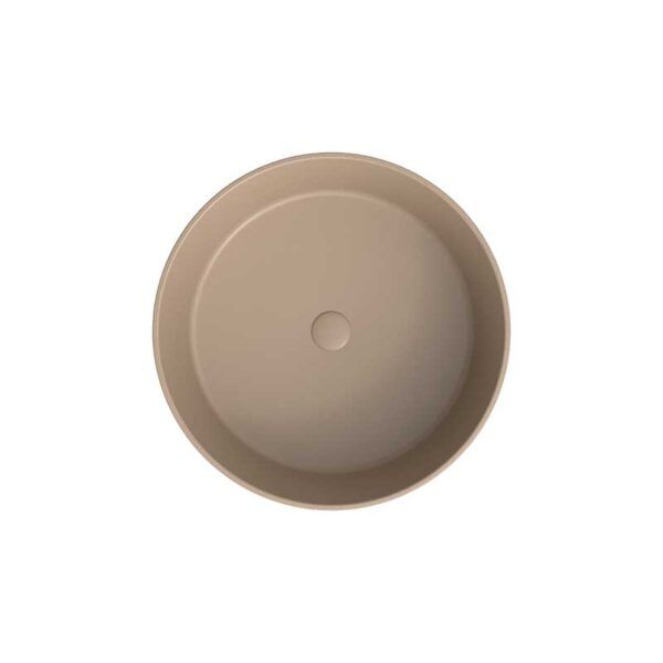 Lavabo sobre encimera OSIRIS Solid Surface Moka - Imagen 3