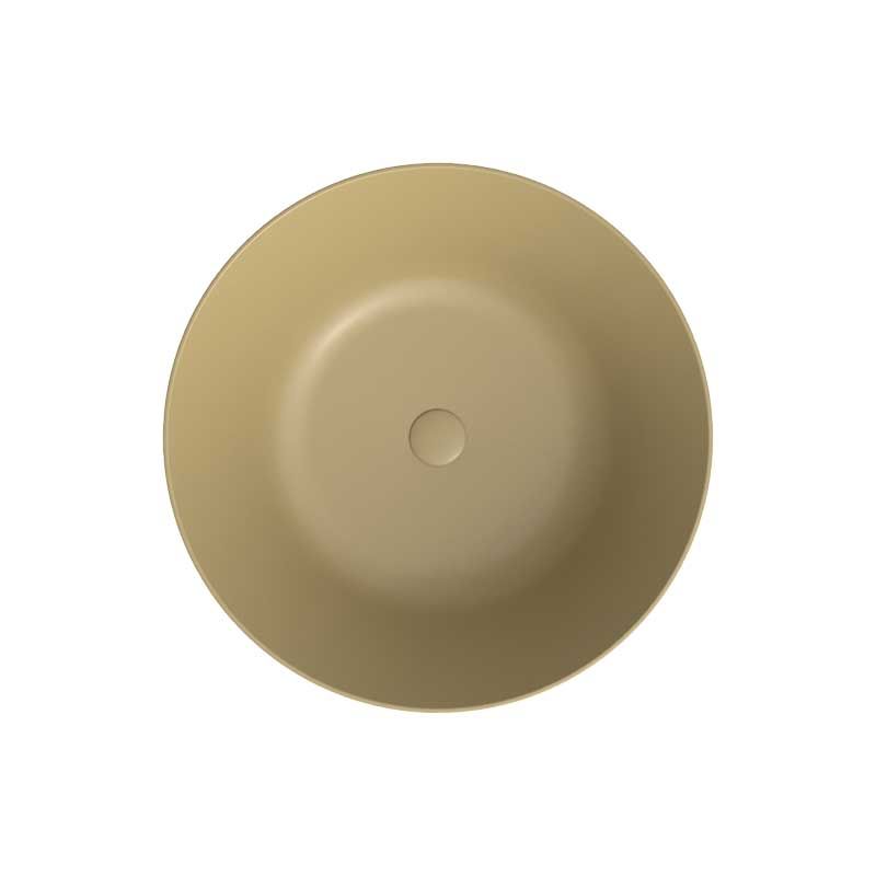 Lavabo sobre encimera AJAX Solid Surface Oliva - Imagen 3