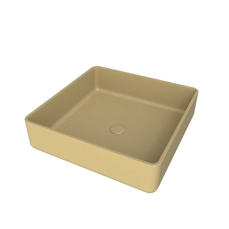 Lavabo sobre encimera SATET Solid Surface Oliva